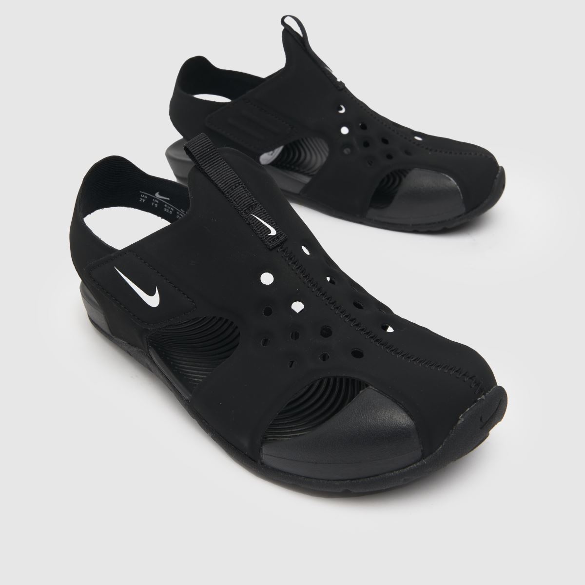 Nike fekete Sunray Protect 2 junior szandál