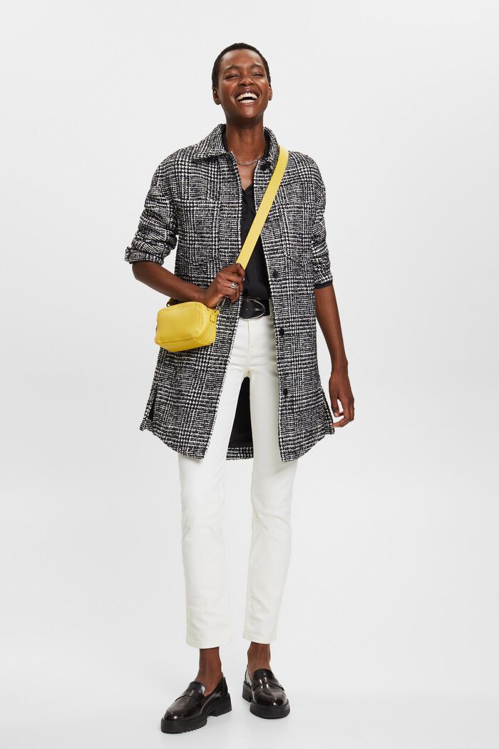 Mid-Rise-Jeans mit geradem Bein
