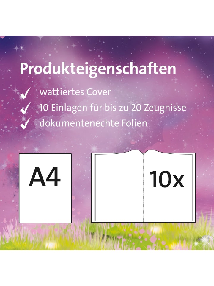 ROTH Zeugnismappe Pegasus in Bunt günstig kaufen onesize