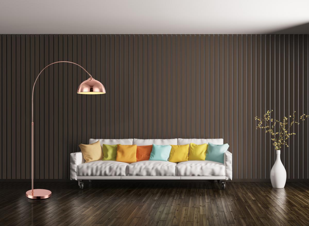 Globo Lighting - NEWCASTLE - Stehleuchte Metall kupferfarben, 1x E27