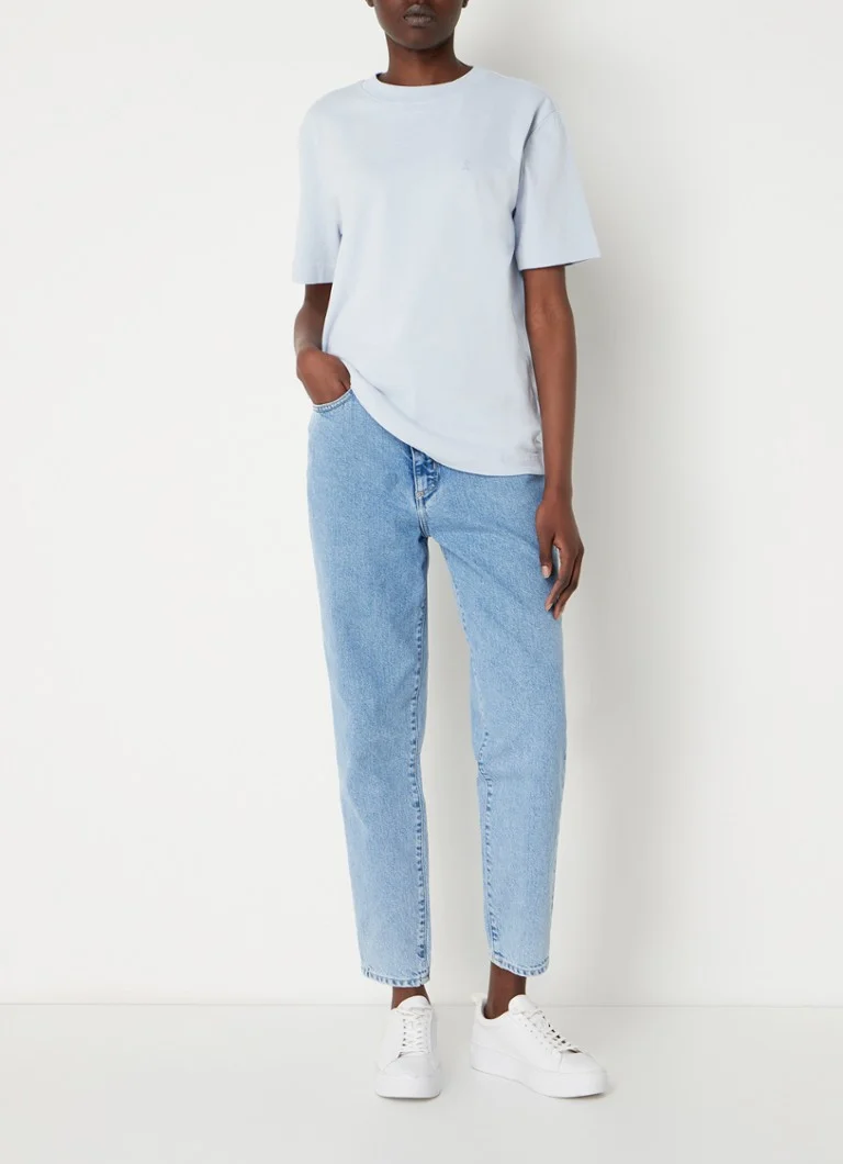 Jeans a vita alta Mairaa di ARMEDANGELS, modello mom fit, in cotone biologico