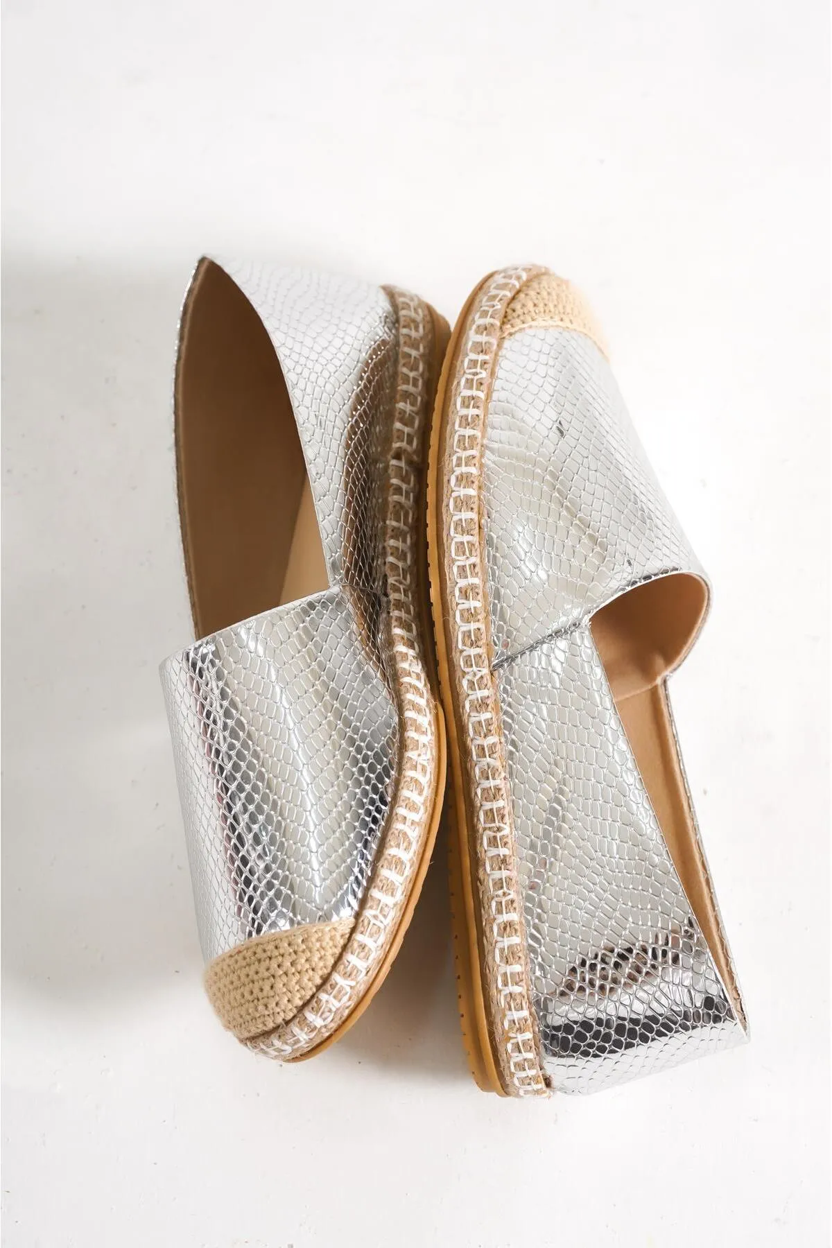 Capone Outfitters  Capone Silver Damen-Espadrille