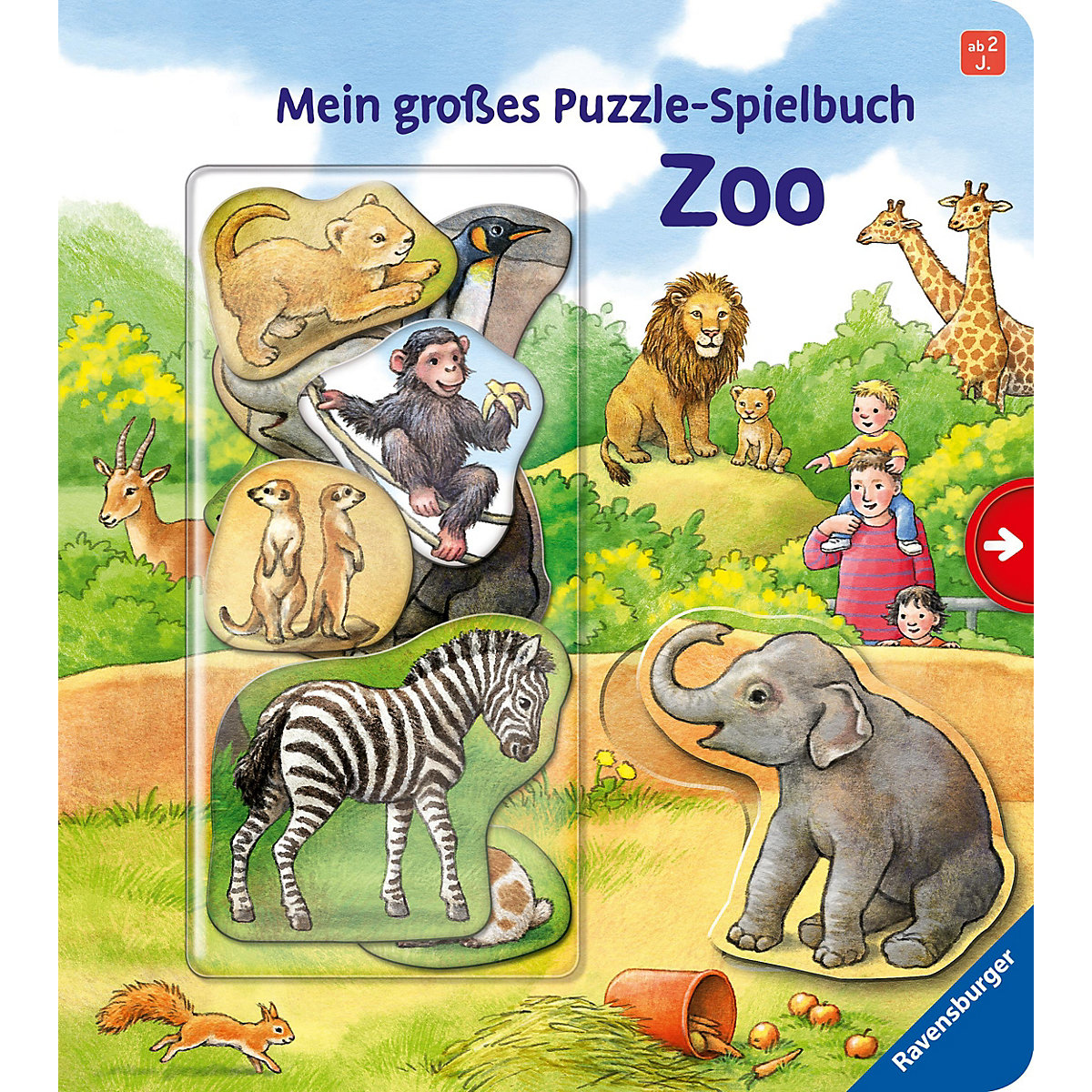 Mein großes Puzzle-Spielbuch: Zoo