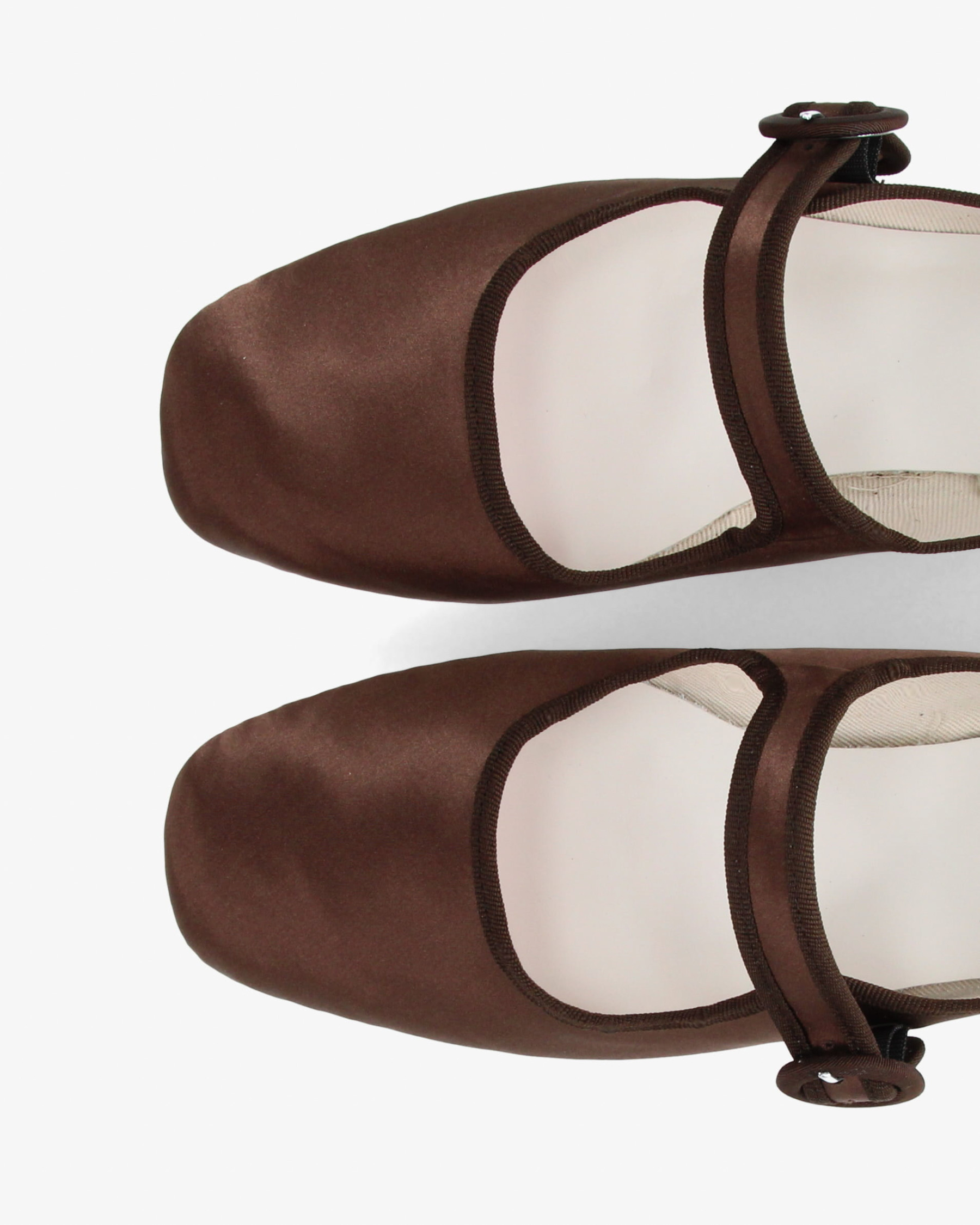 Georgia square-toe Mary Janes - Satin