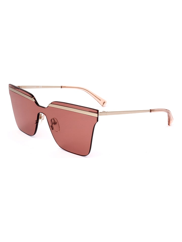Longchamp Damen-Sonnenbrille in Gold/ Hellbraun günstig kaufen 60