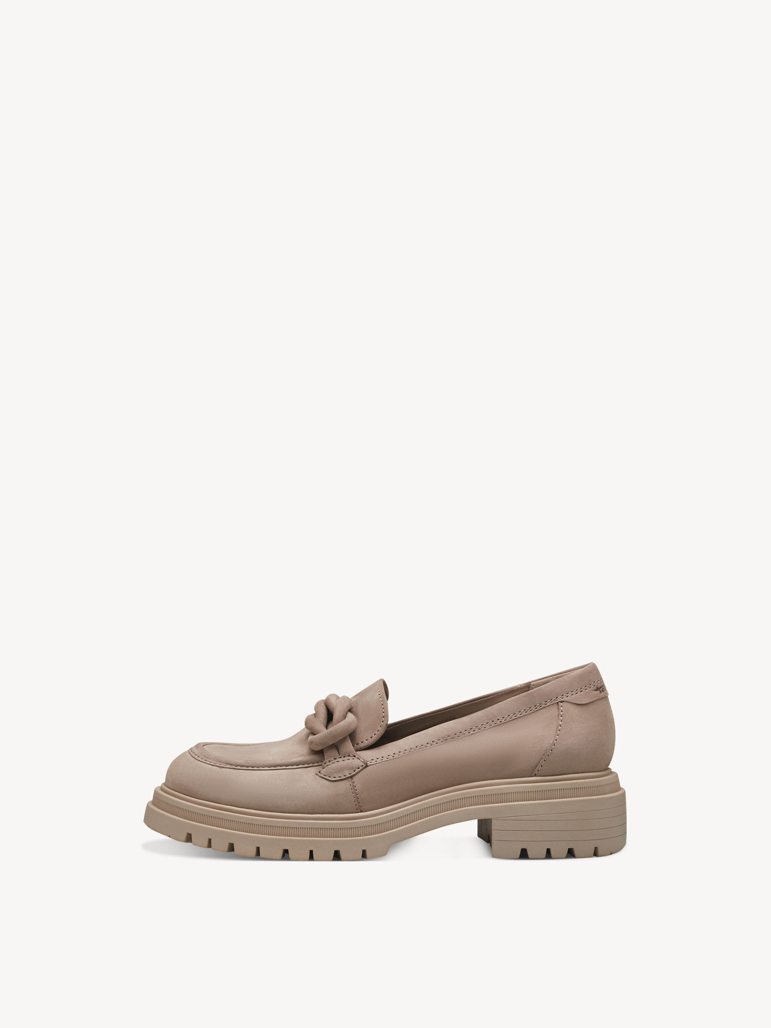 Slipper en cuir - beige