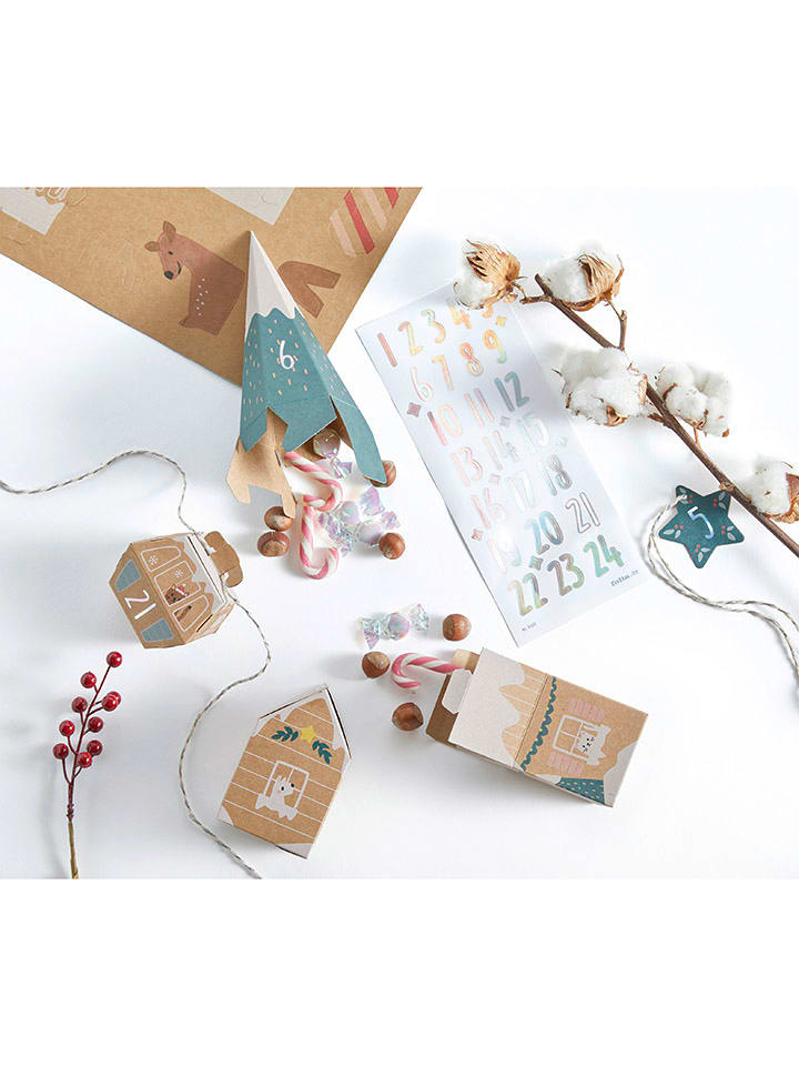 folia PAPER Adventskalender-Bastelset 