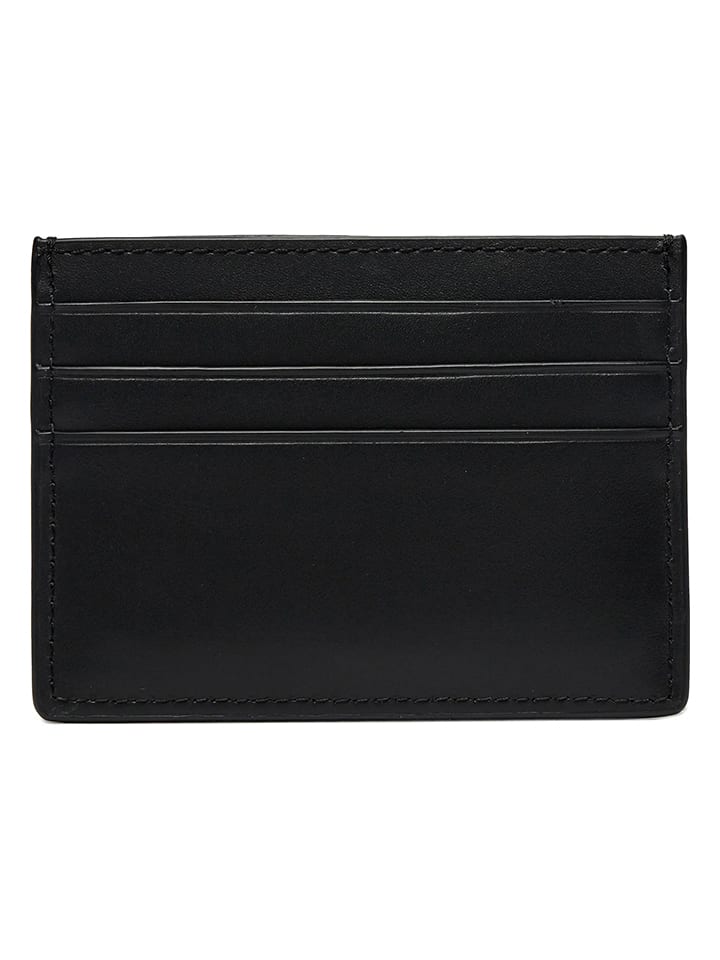 Tommy Hilfiger Leder-Kartenetui in Schwarz - (B)10 x (H)8 x (T)0,50 cm günstig kaufen onesize