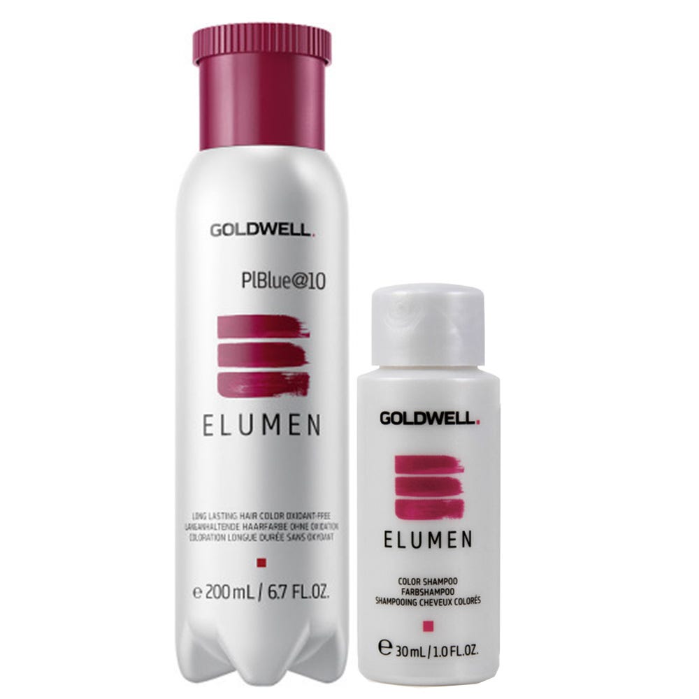 Goldwell Elumen Pastell Blue + Shampoo 30 ml Bundle