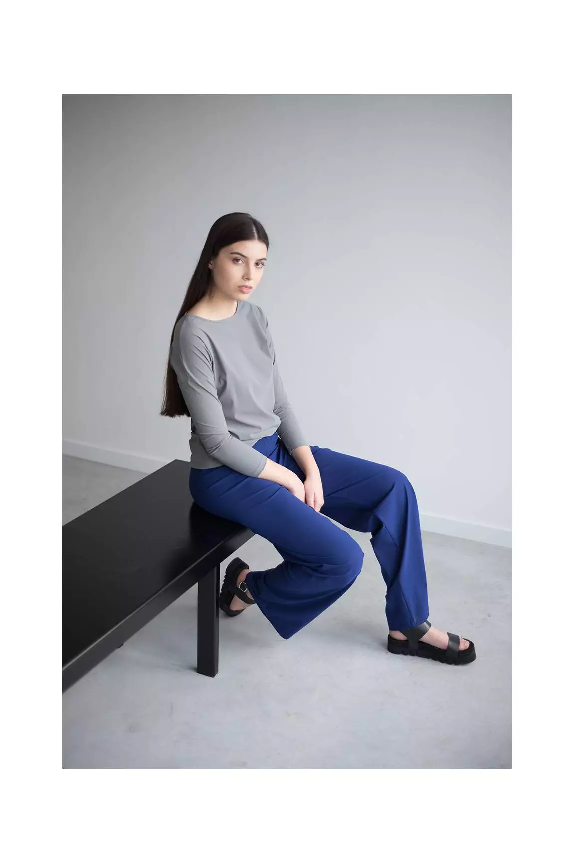 Li Q Tshirts Femme couleur gris
