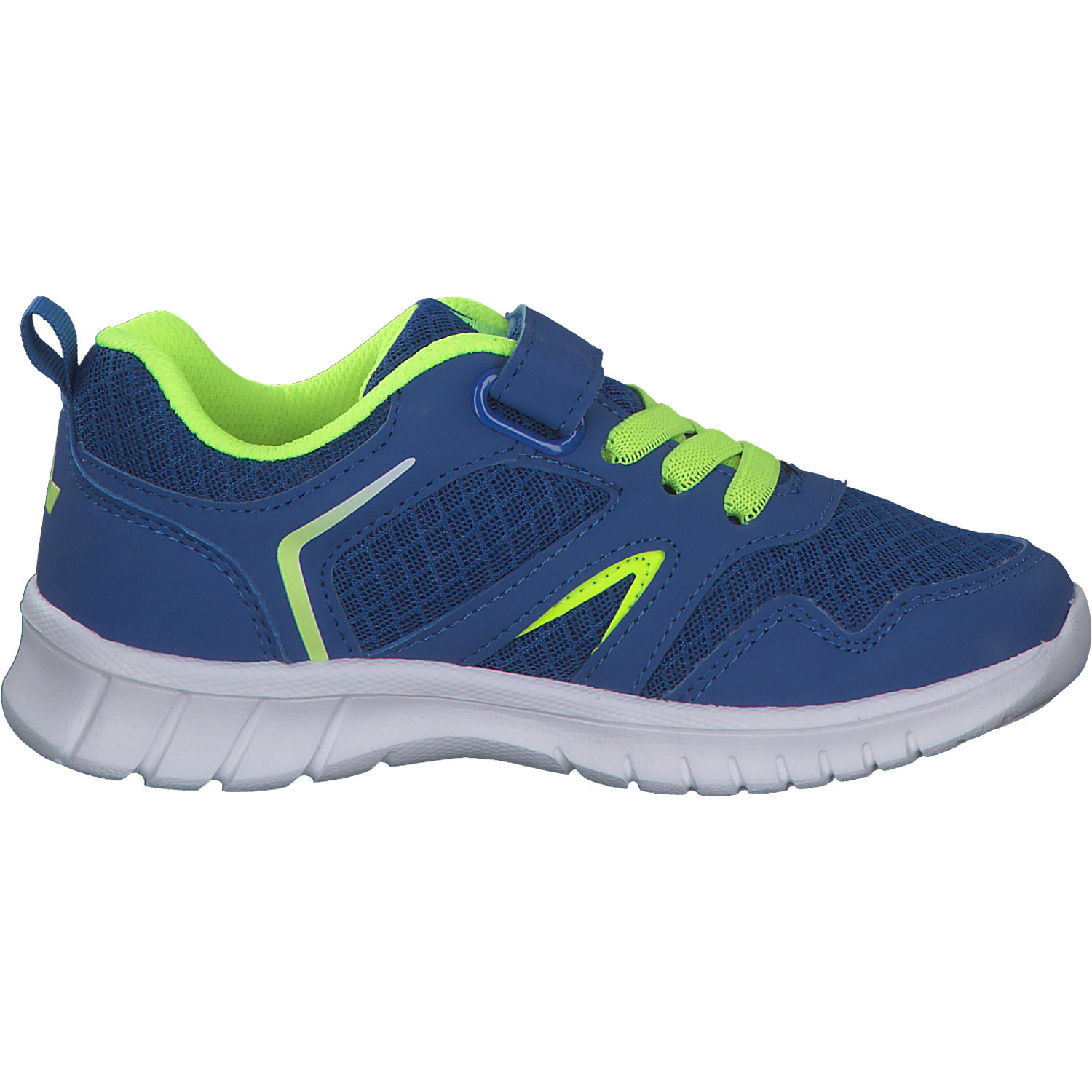 Geka Skip VS, Sneakers Low, Kinder, blau/lemon