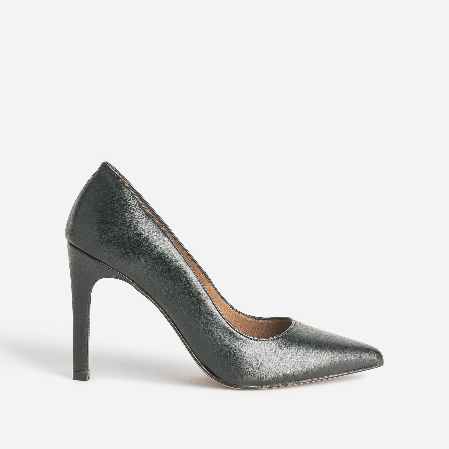 Stiletto TEXTO noir éco-conçu en cuir