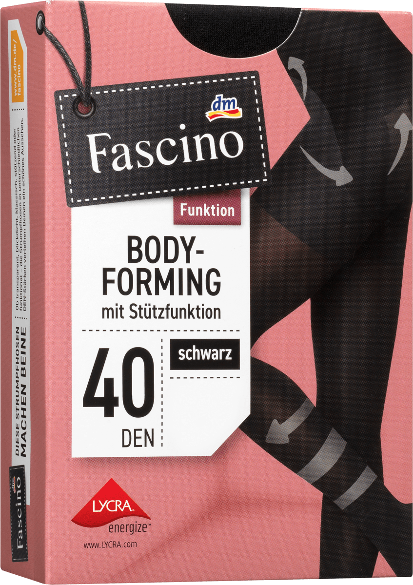 Strumpfhose Bodyforming mit Stütz-Funktion schwarz Gr. 42/44, 40 DEN, 1 St