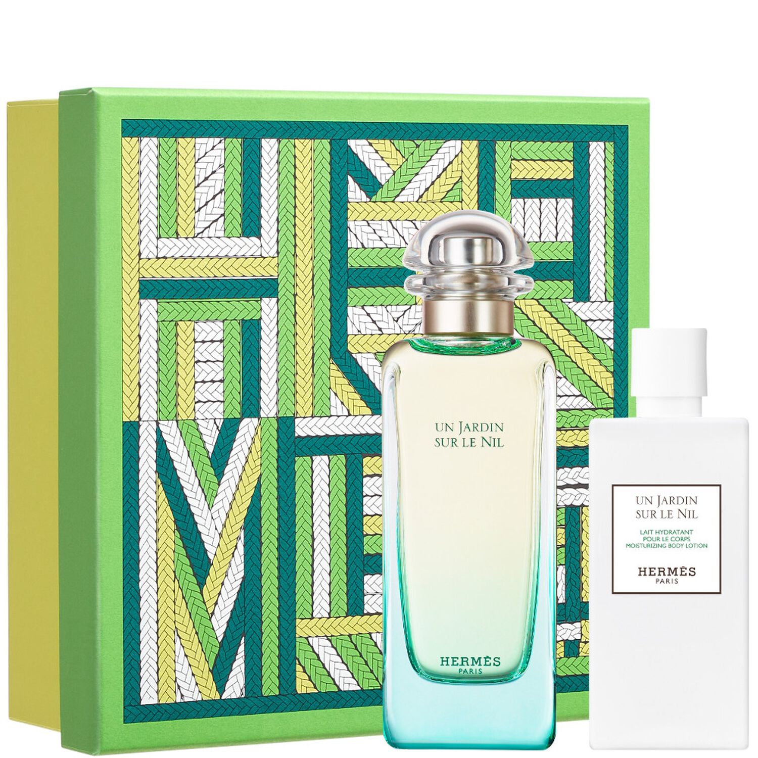 Hermès Un Jardin sur le Nil Coffret Eau de Toilette 100 ml + Lait Corps 80 ml