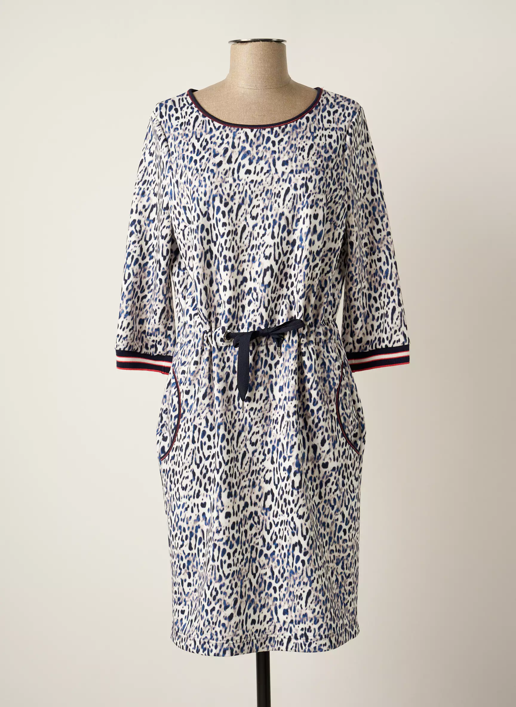 Rabe Robes Mi Longues Femme couleur bleu