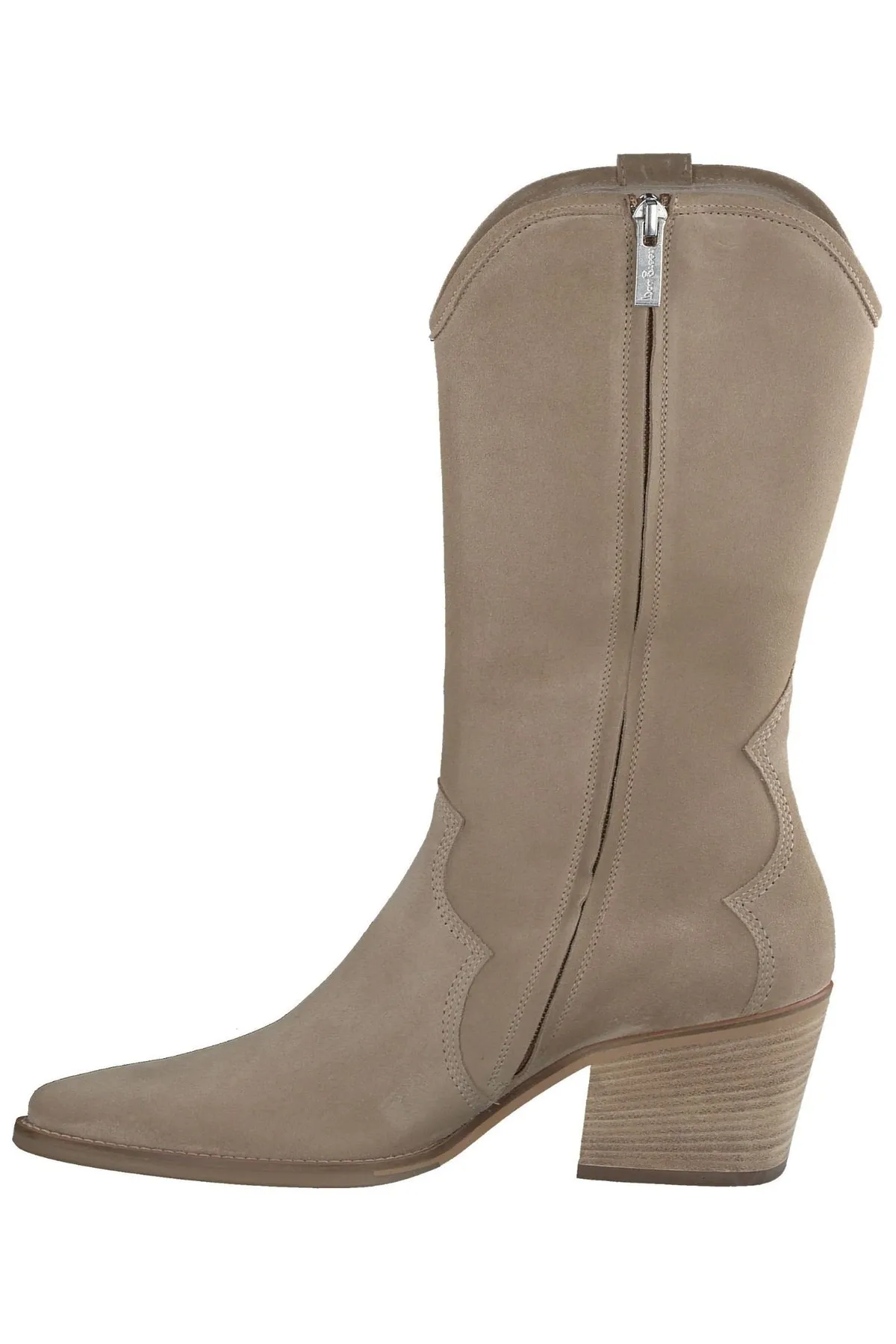 Paul Green  Stiefel - Beige - Blockabsatz