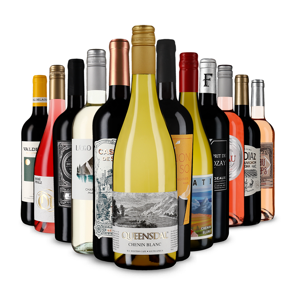 De la diversité : vins fantastiques dans un coffret découverte