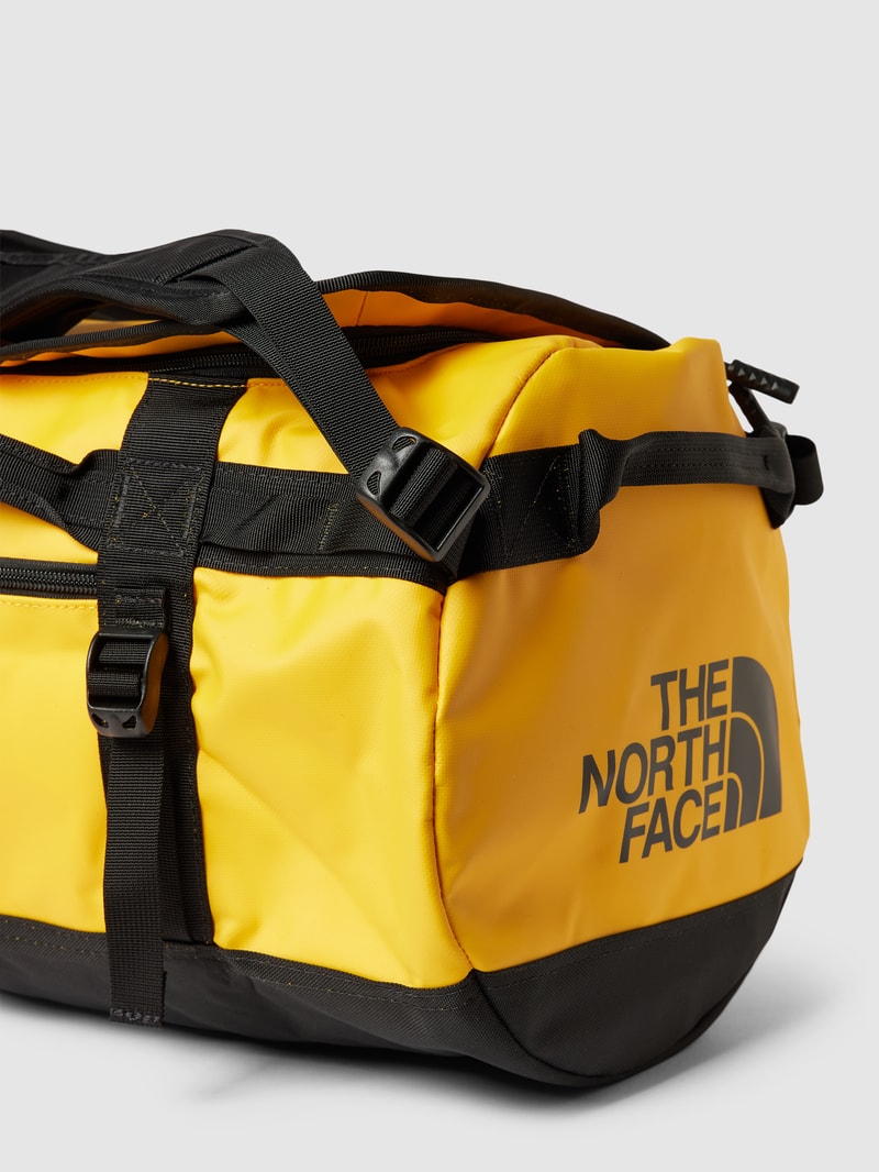 Sporttasche mit Label-Print Modell 'BASE CAMP DUFFEL XS' in gelb