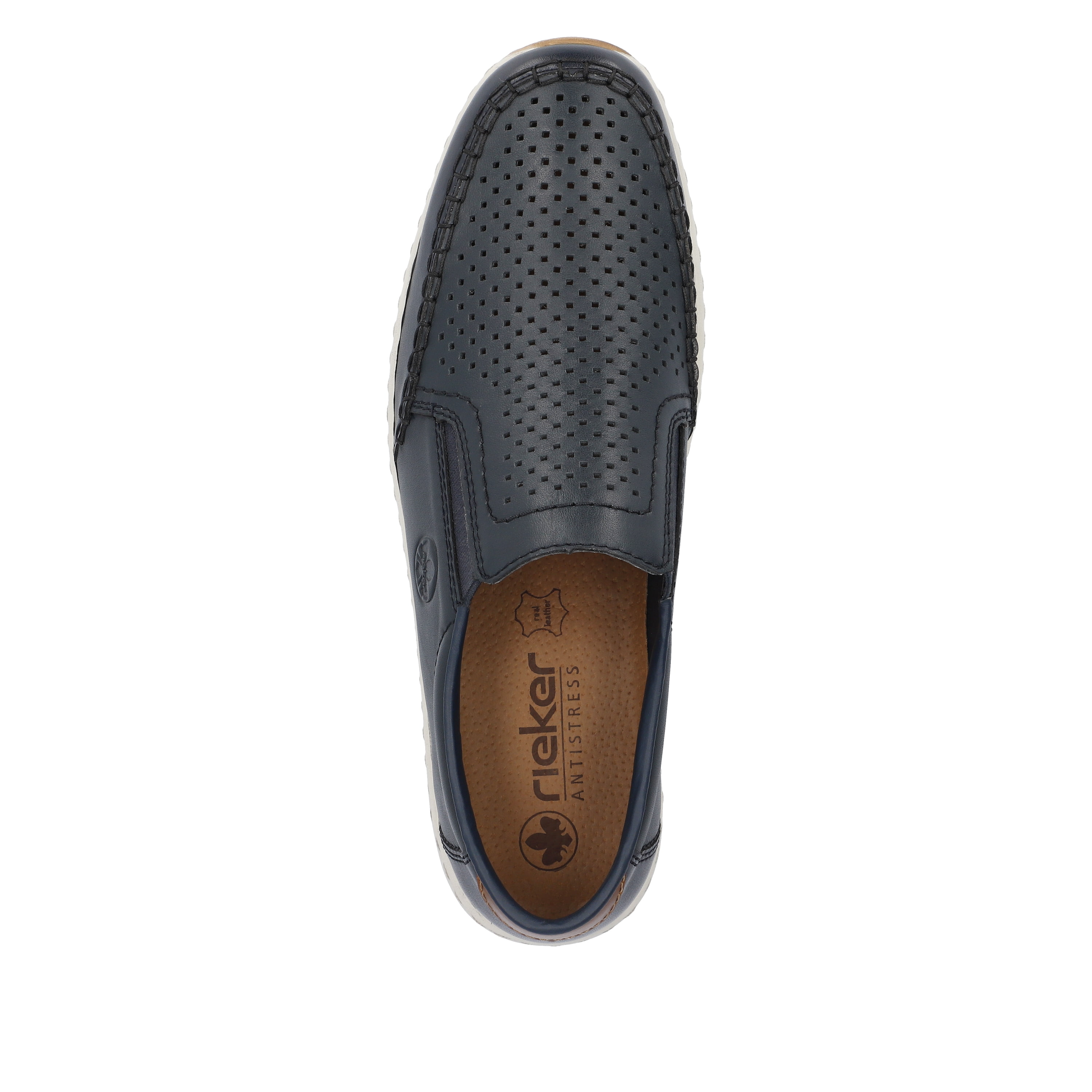 Rieker Herren Slipper stahlblau