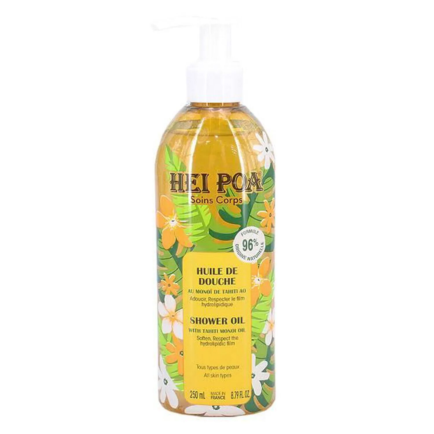 Hei Poa Monoï Huile de Douche 250 ml