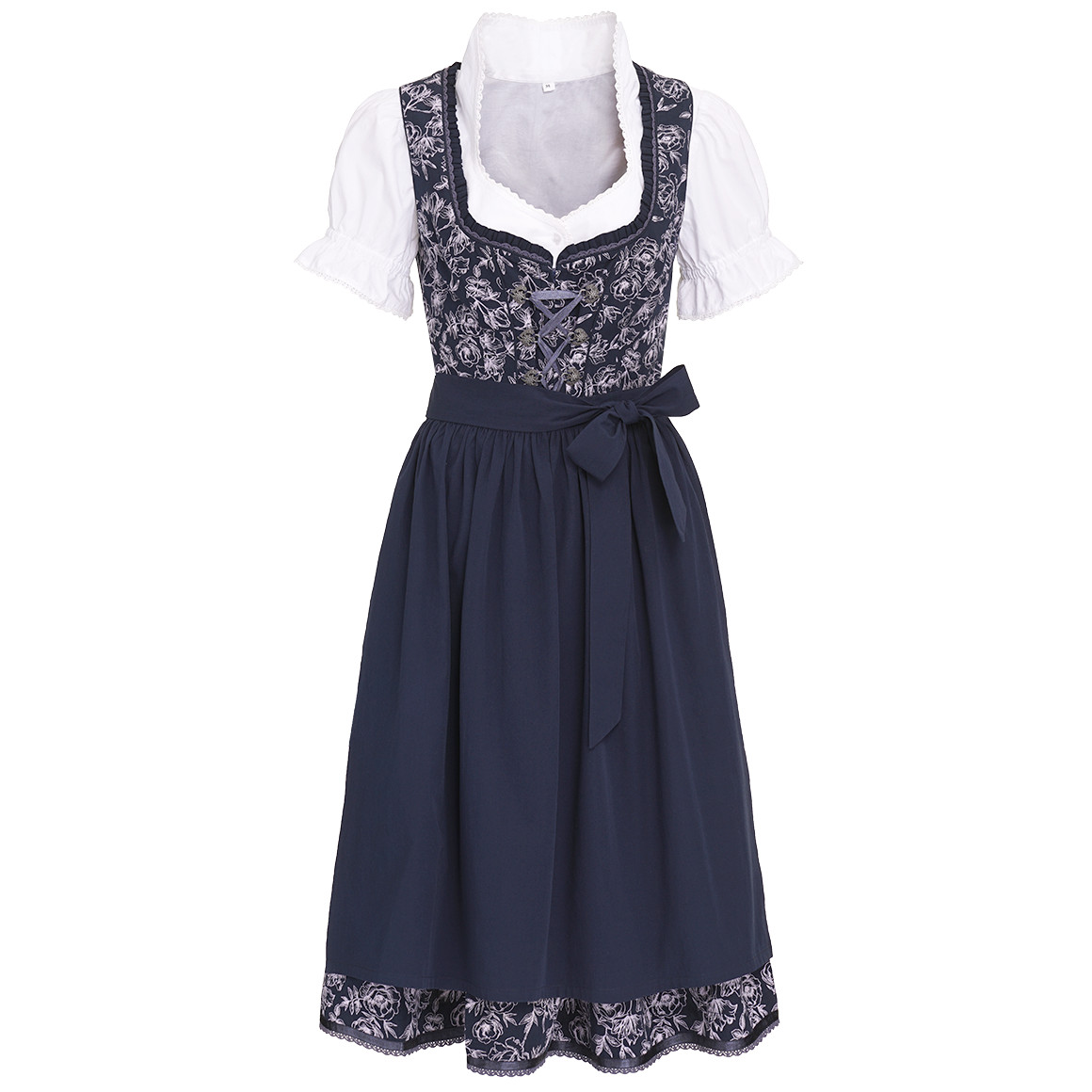 Damen Dirndl, Bluse und Schürze
