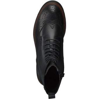 Tamaris Schnürstiefelette in schwarz