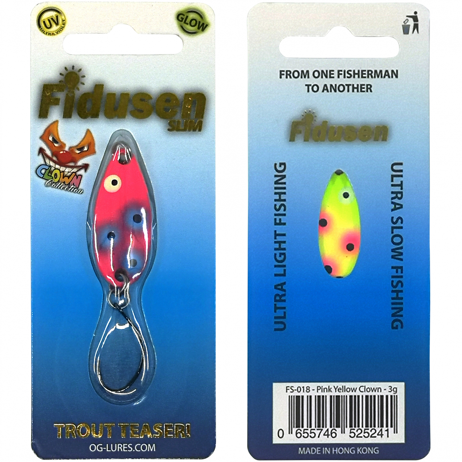 OGP Mikroköder Fidusen Slim (Pink Yellow Clown)