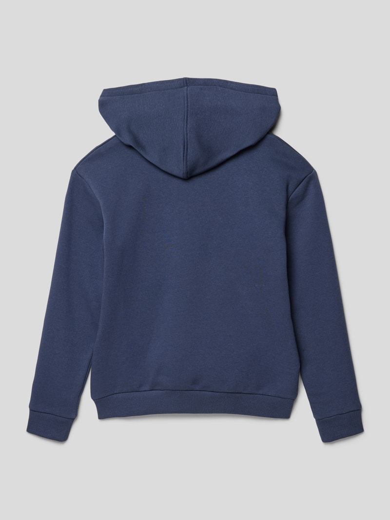 Hoodie mit Känguru-Tasche Modell 'WILDEST DREAMS' in marineblau
