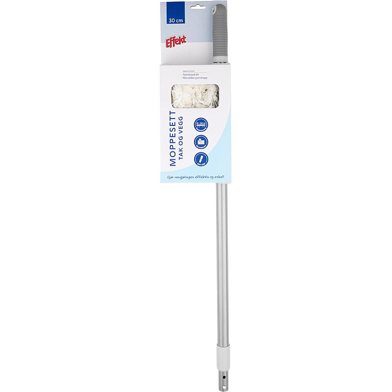 Effekt Moppesett Borrelås tak/vegg, 30/150 cm