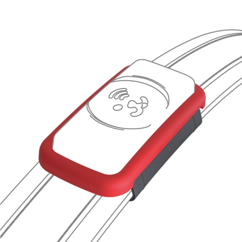 Fressnapf GPS Tracker & Zubehör Fressnapf Befestigungsrahmen für Fressnapf GPS-Tracker rot