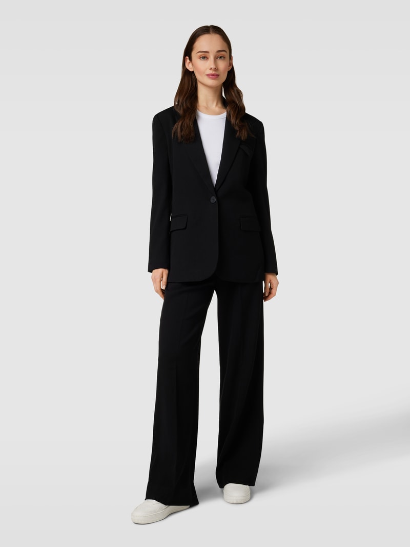 Blazer mit Brustleistentasche Modell 'CMTAILOR-JA' in schwarz