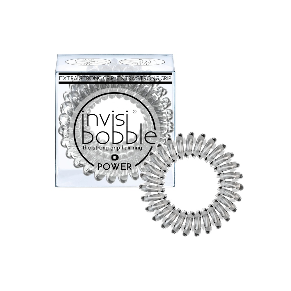 Invisibobble POWER Crystal Clear Elastique à cheveux