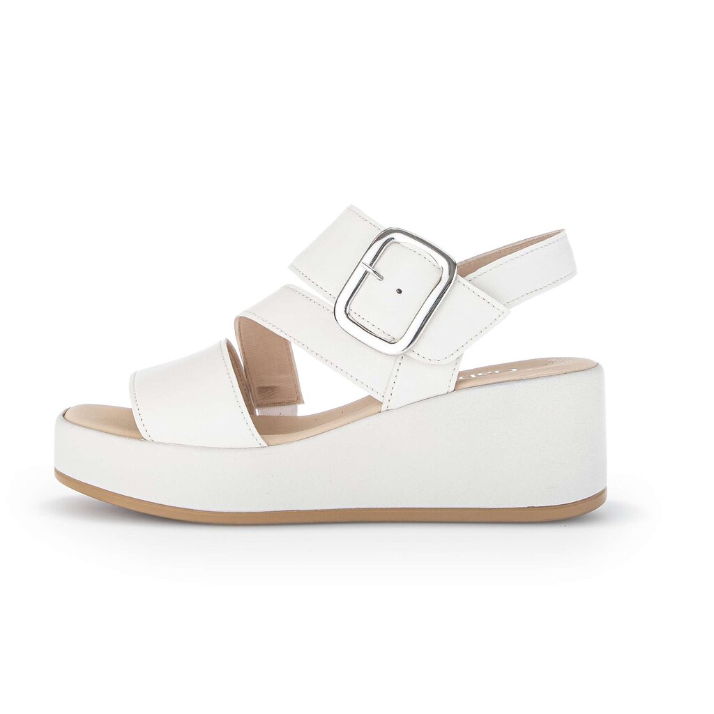 Gabor fashion Keilsandalette creme