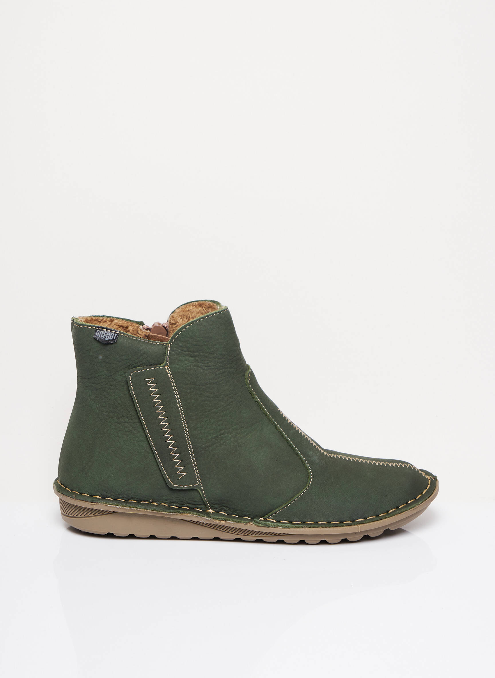 On Foot Bottines Femme couleur vert
