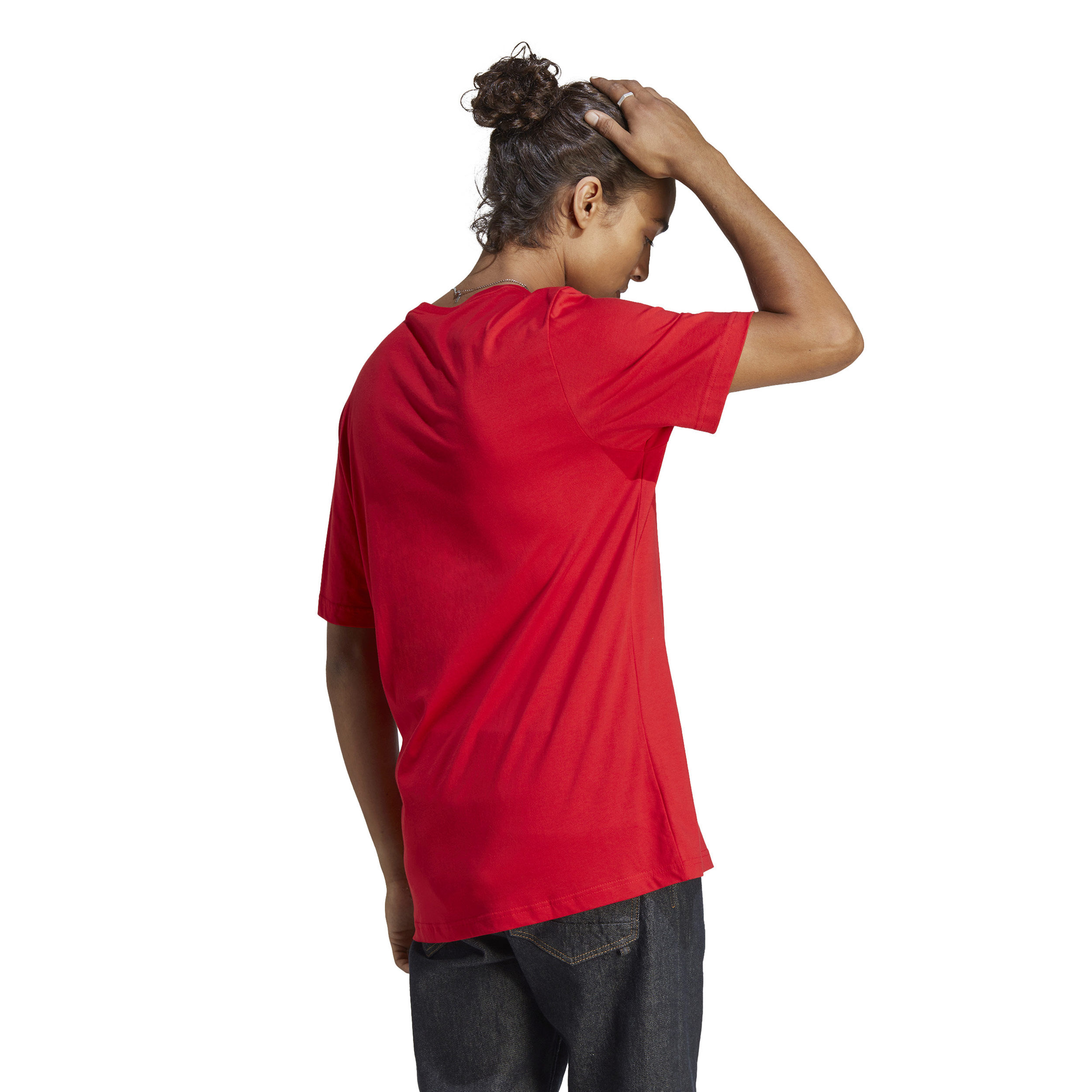 Sleeveless Single Jersey T-Shirt Herren - Rot