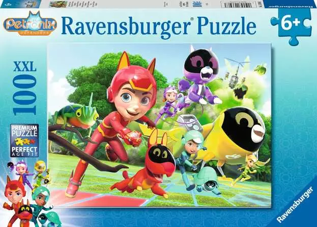 Kinderpuzzle ab 6 Jahren - Das Petronix-Team - 100 Teile