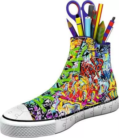 3D Puzzle Sneaker Graffiti