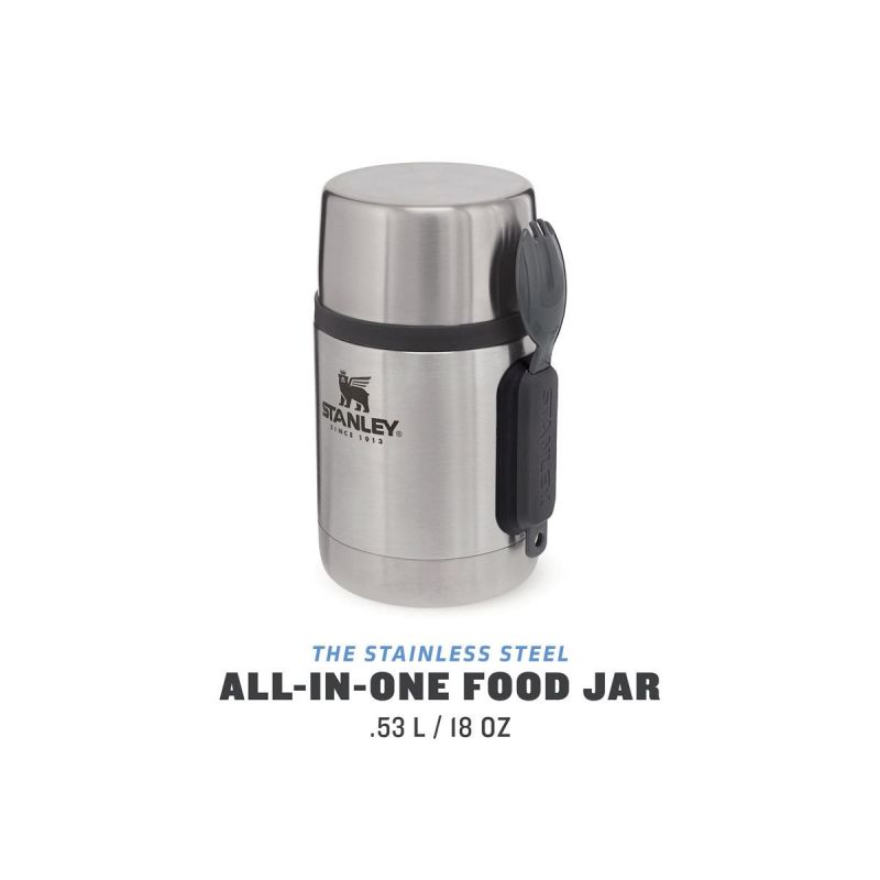 Stanley Camping-Lebensmittelbehälter, Adventure All-In-One-Lebensmittelbehälter aus Edelstahl, 18 oz \/ 530 ml