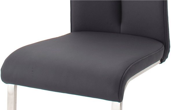 MCA furniture Freischwinger Artos (Set, 2 St), Stuhl mit Echtlederbezug, bis 140 Kg belastbar