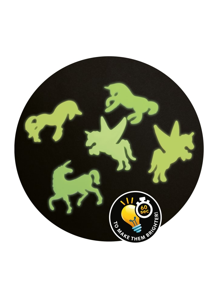Toi-Toys DREAM HORSE Glow in The Dark Shapes Einhorn-Aufkleber (12 Stück) in mehrfarbig günstig kaufen onesize