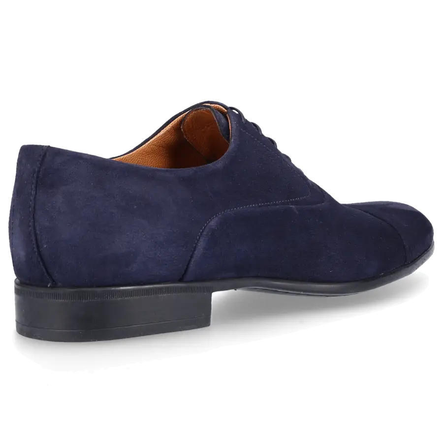 Moreschi - Businessschuhe Oxford 1220 Veloursleder - blau