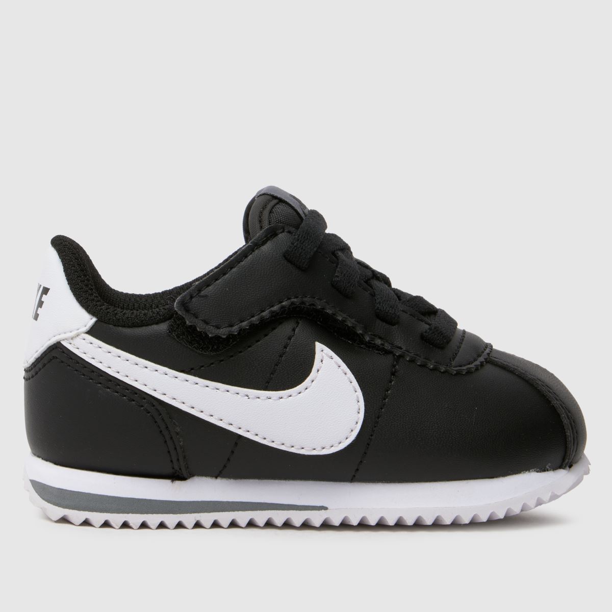 Nike svarta och vita Cortez småbarnsskor