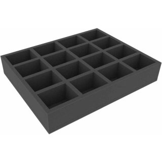 Feldherr 60 mm Full-Size Schaumstoffeinlage mit 16 Fächern