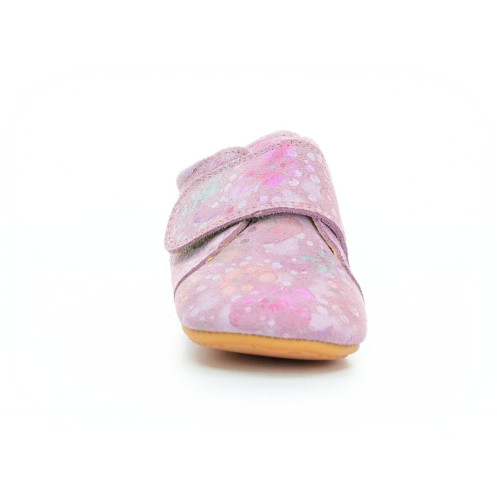 Froddo Flowers G1130017-2 (Prewalkers) rosa Lauflernschuhe mit Blumendruck