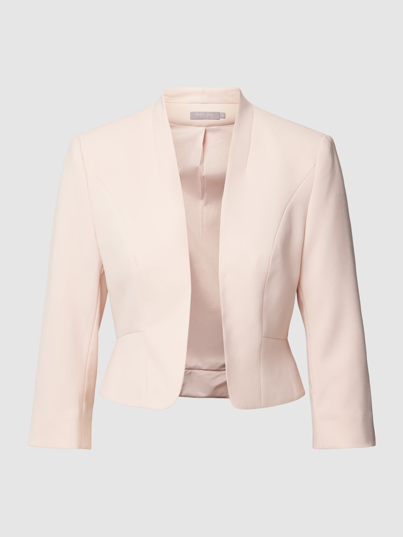 Cocktailjacke mit Schößchen in rosa meliert