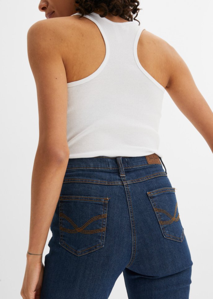 Komfort-Stretch-Jeans Bootcut