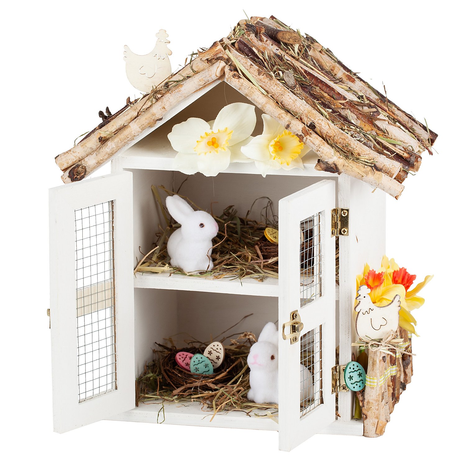 Stall aus Holz, 20 x 14 x 24,5 cm