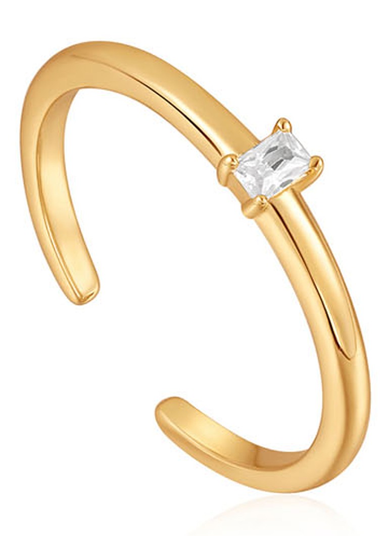 Anello regolabile Ania Haie Glam color oro