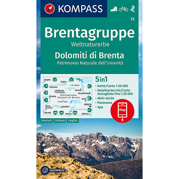 KOMPASS WANDERKARTE BRENTAGRUPPE