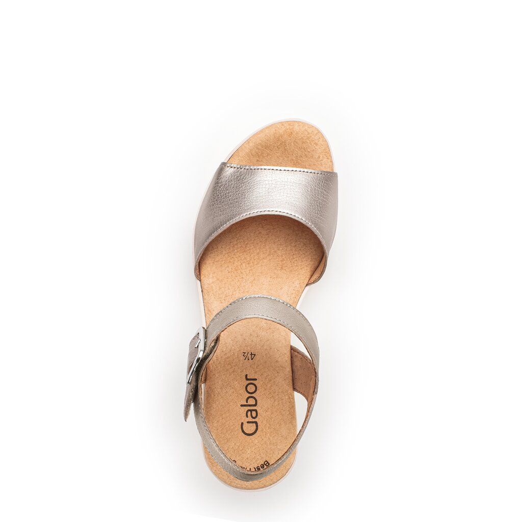 Gabor fashion Keilsandalette beige